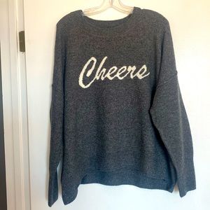 Vince Camuto new gray sweater. Very warm light.